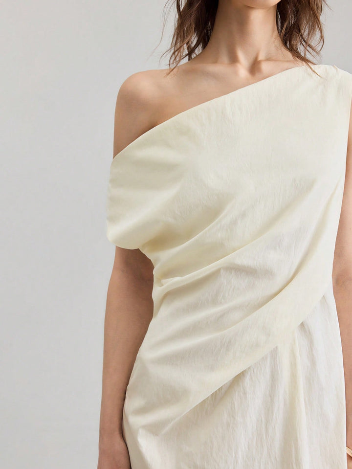 SHEIN maxi ruha, bézs