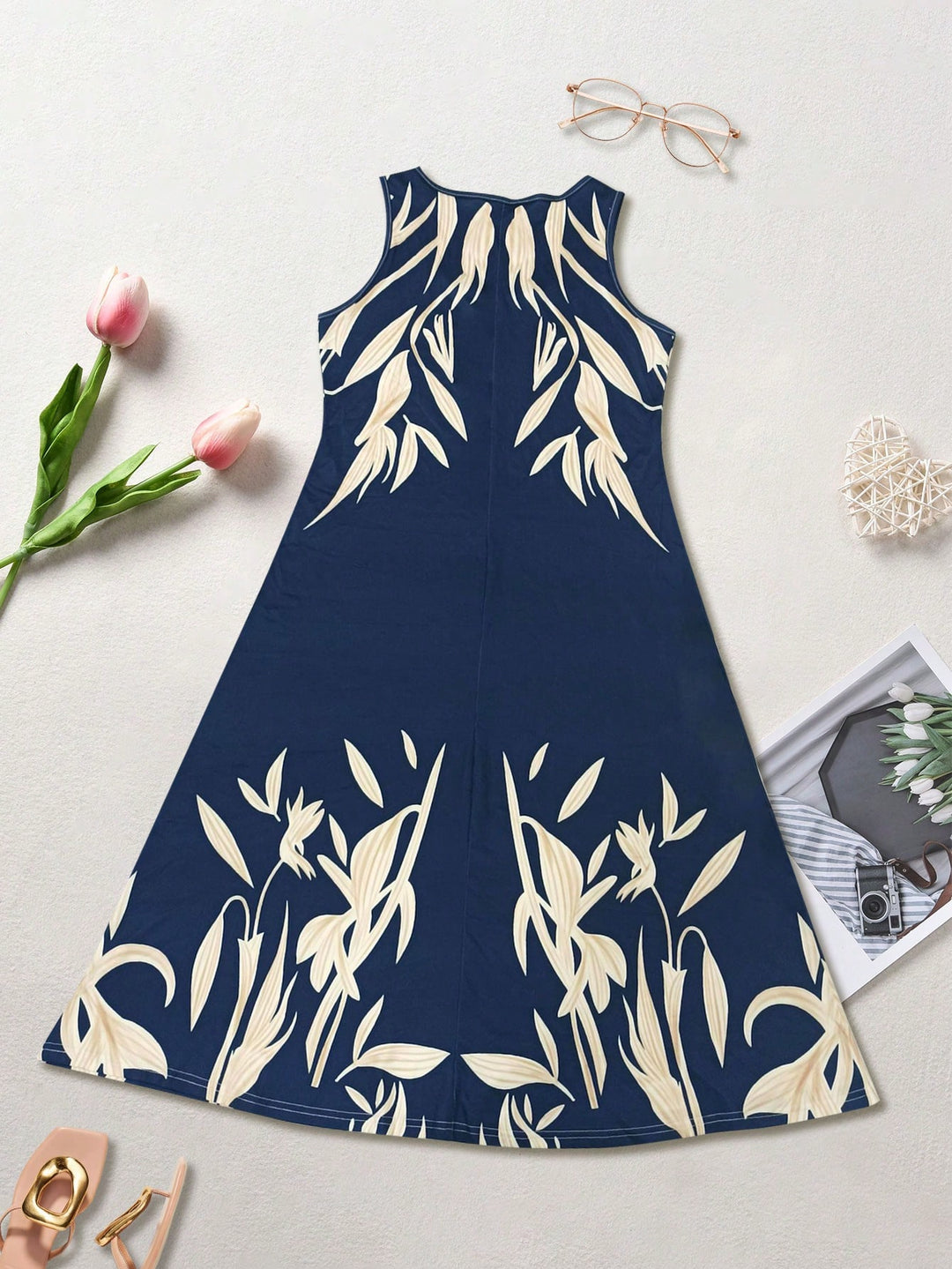 Rochie maxi SHEIN, albastru