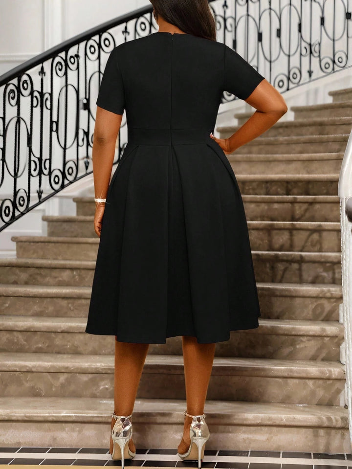 Rochie midi SHEIN, negru