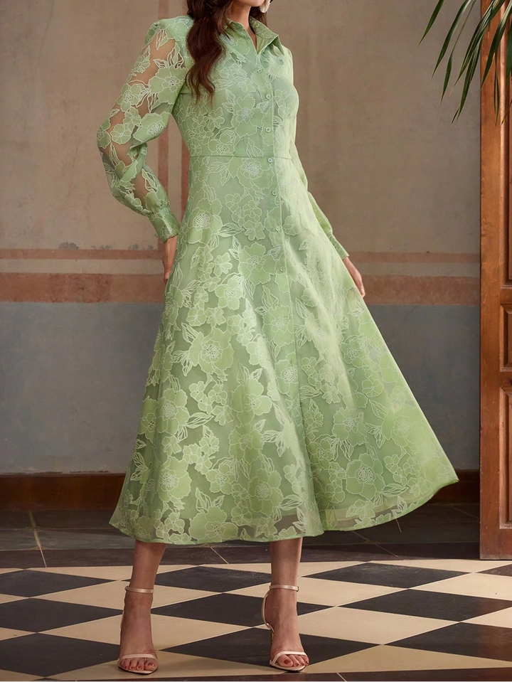Rochie maxi Shein, verde