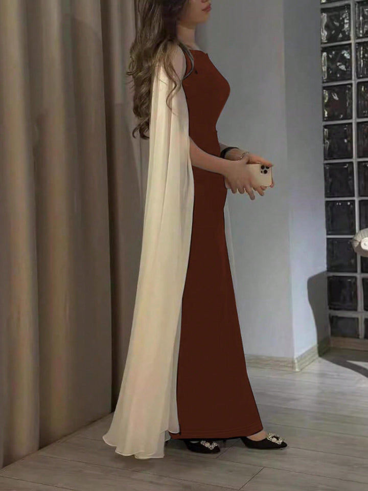 Rochie maxi SHEIN, maro
