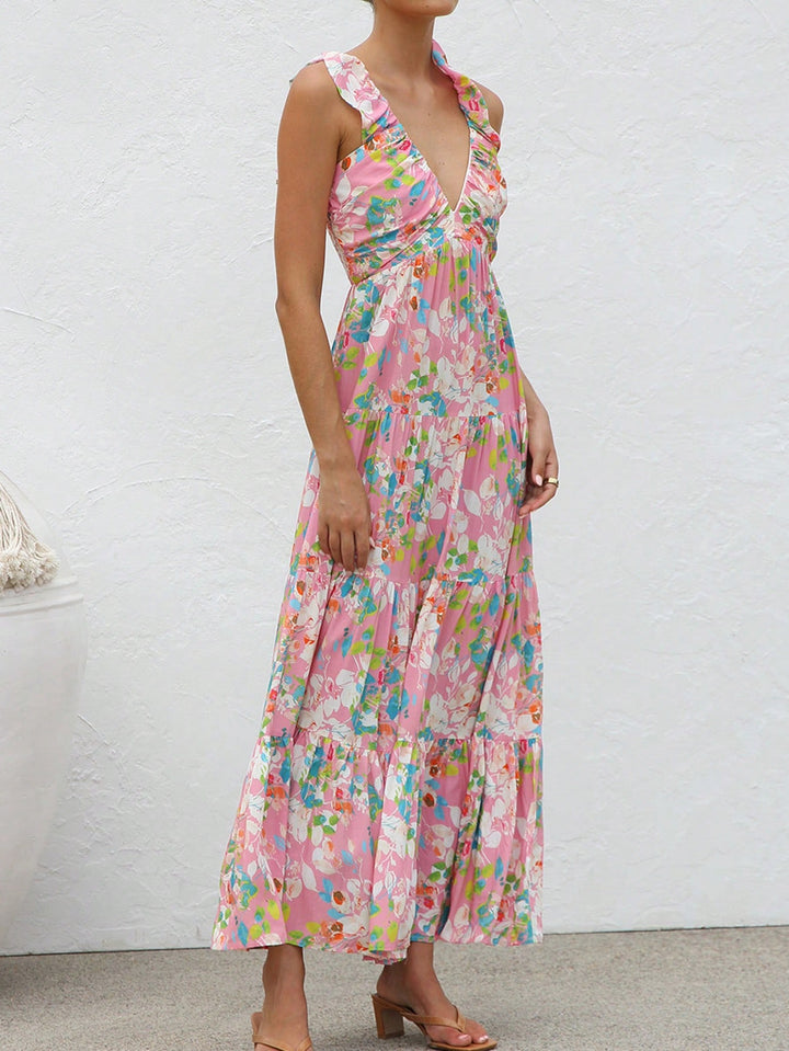 Rochie maxi SHEIN, roz