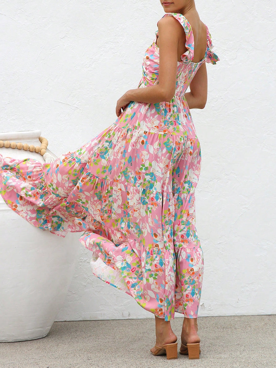 Rochie maxi SHEIN, roz