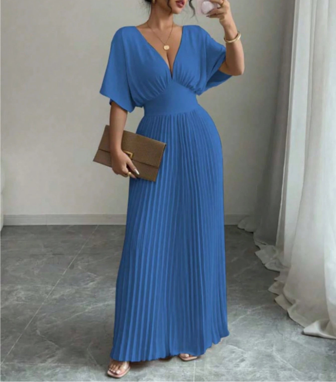 SHEIN maxi ruha, kék