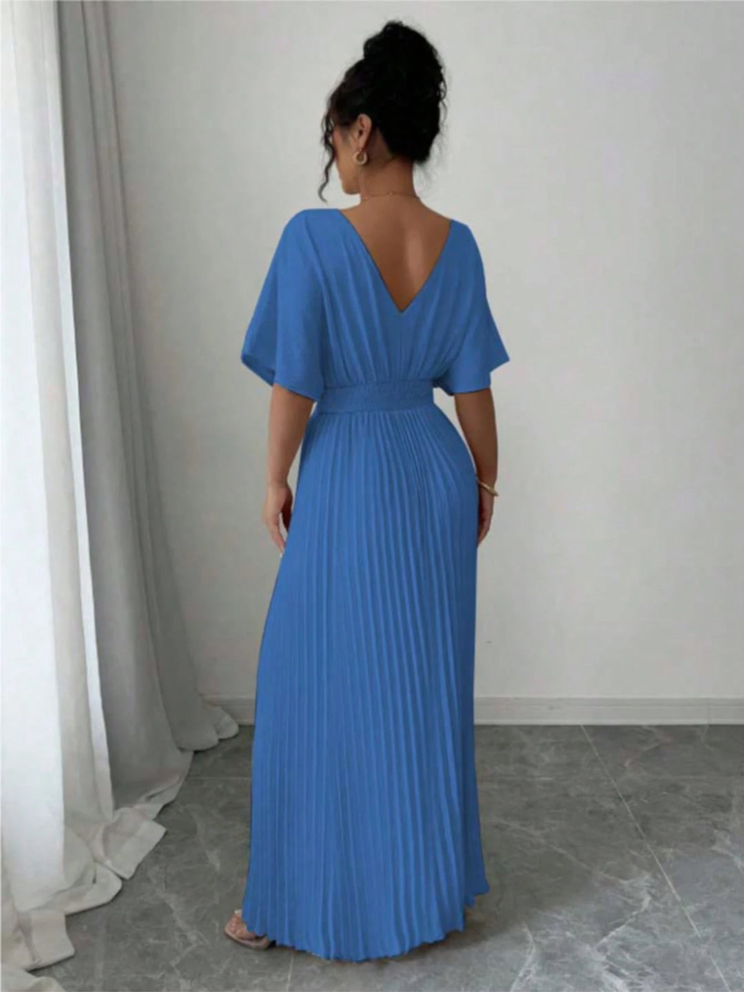 SHEIN maxi ruha, kék