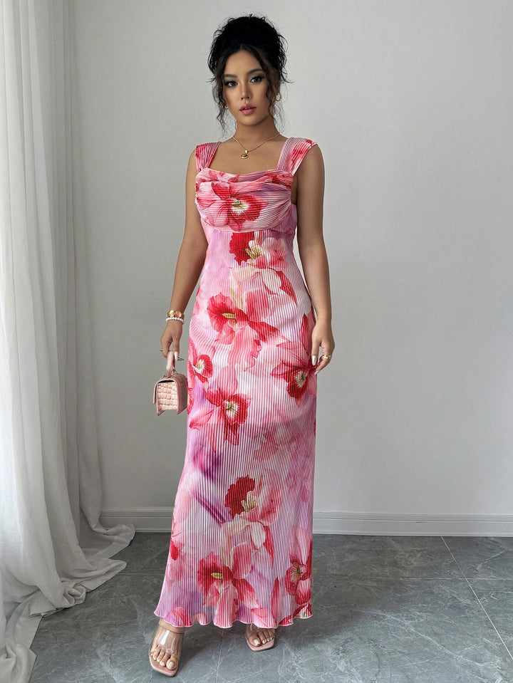 Rochie maxi SHEIN, roz