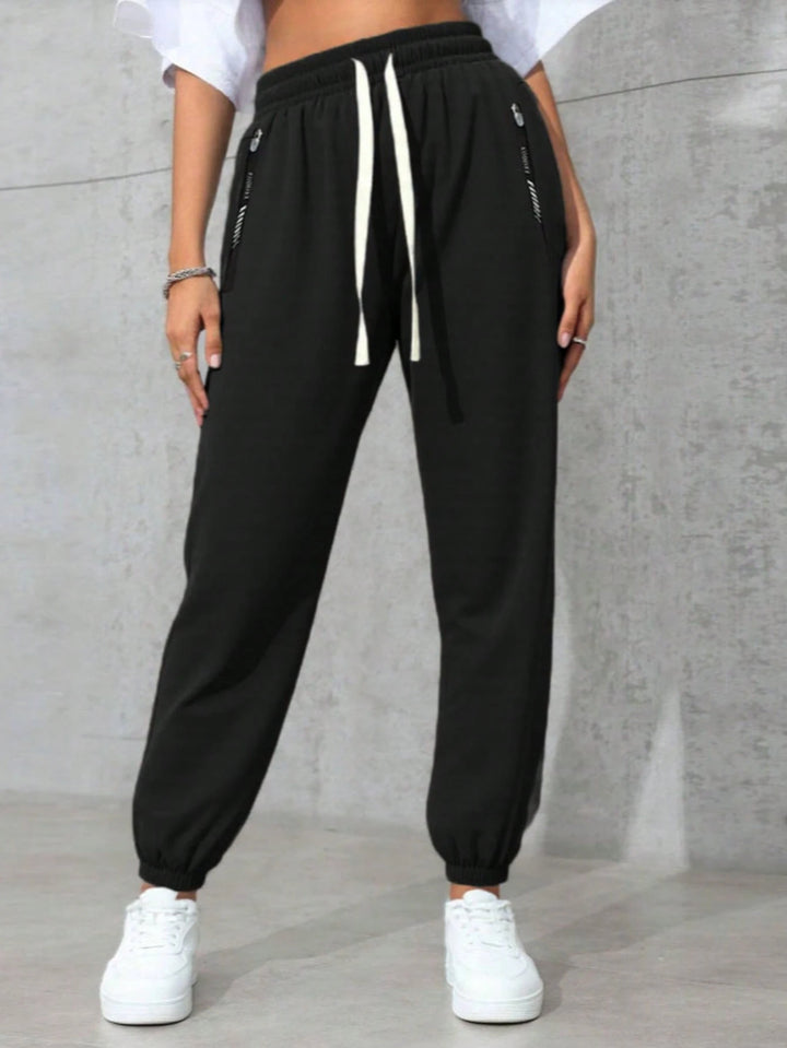 Pantaloni SHEIN, negru