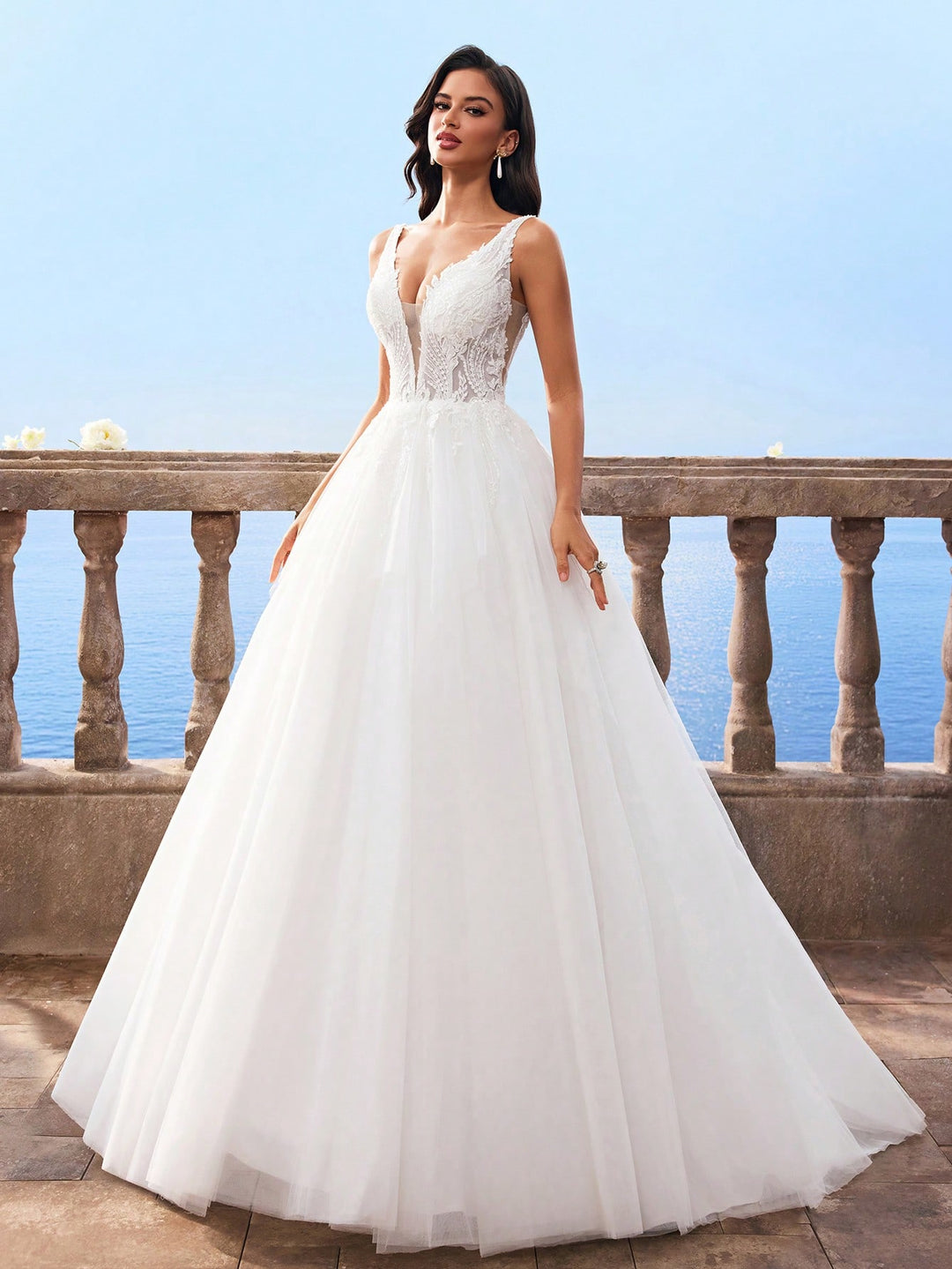 Rochie de mireasă SHEIN, alb