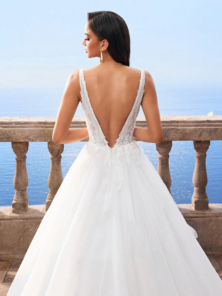 Rochie de mireasă SHEIN, alb