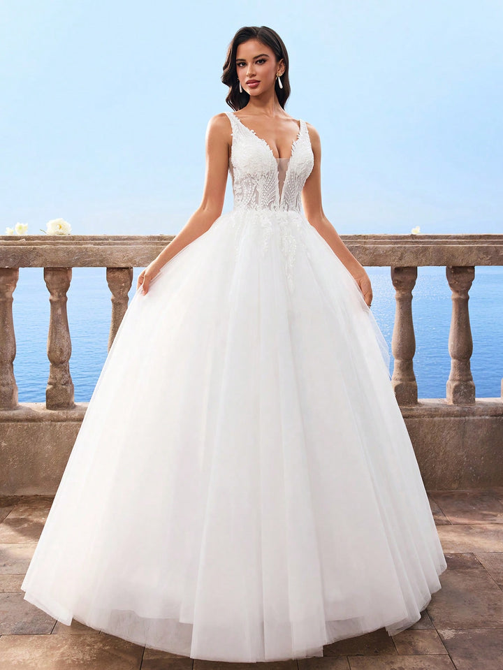 Rochie de mireasă SHEIN, alb