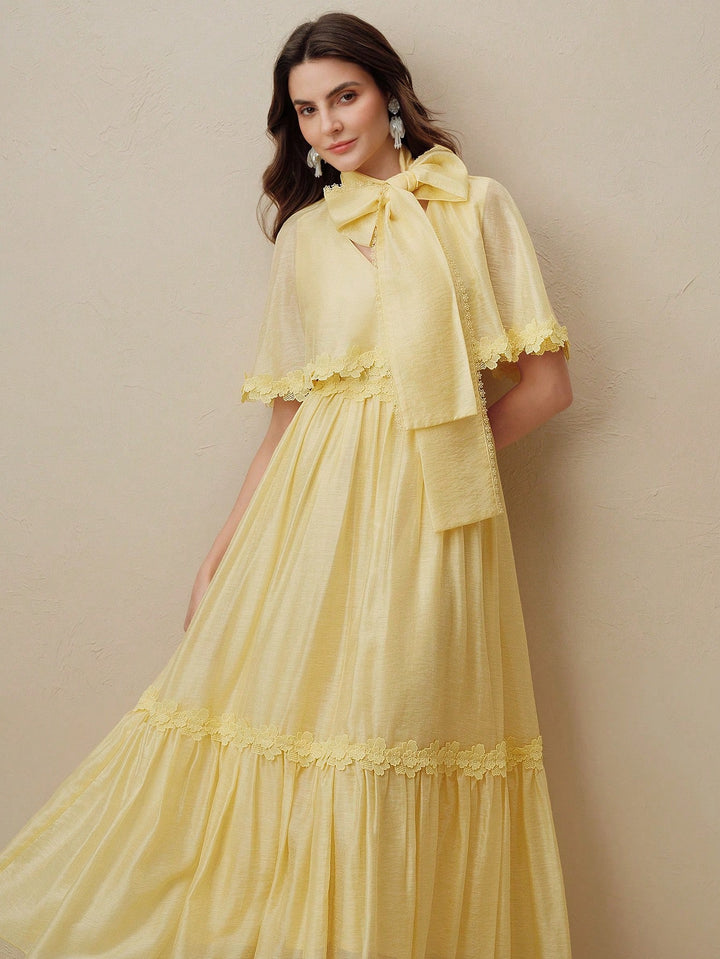 Rochie maxi SHEIN, galben
