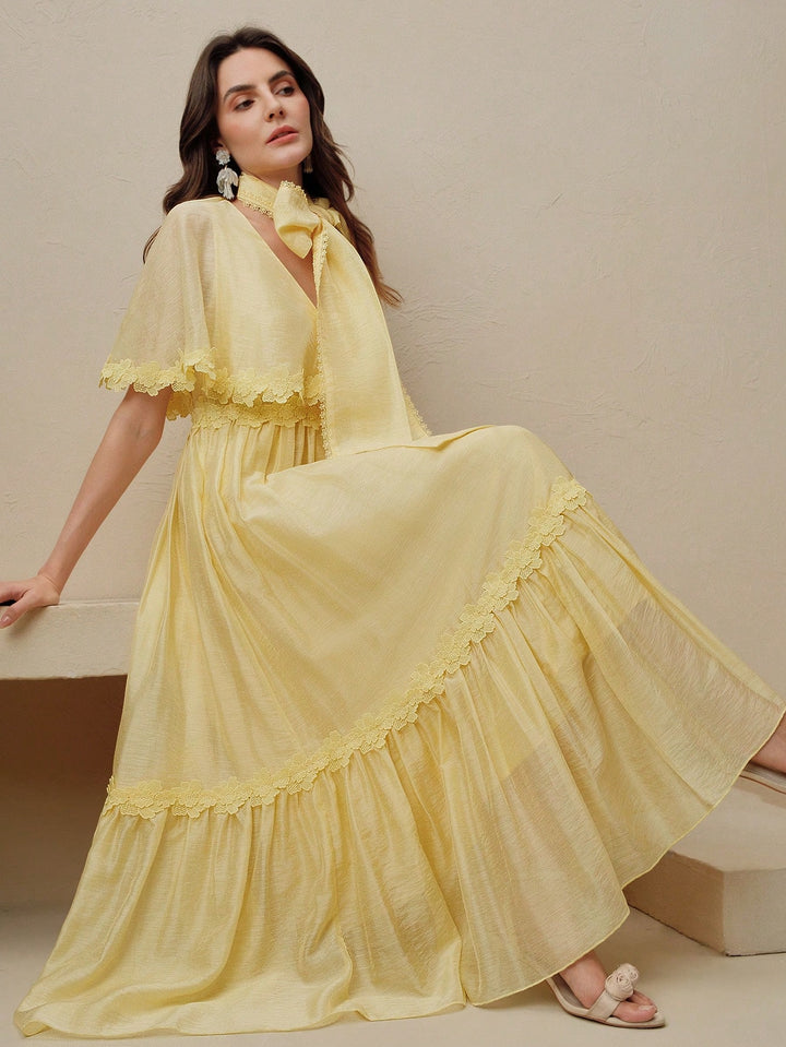 Rochie maxi SHEIN, galben