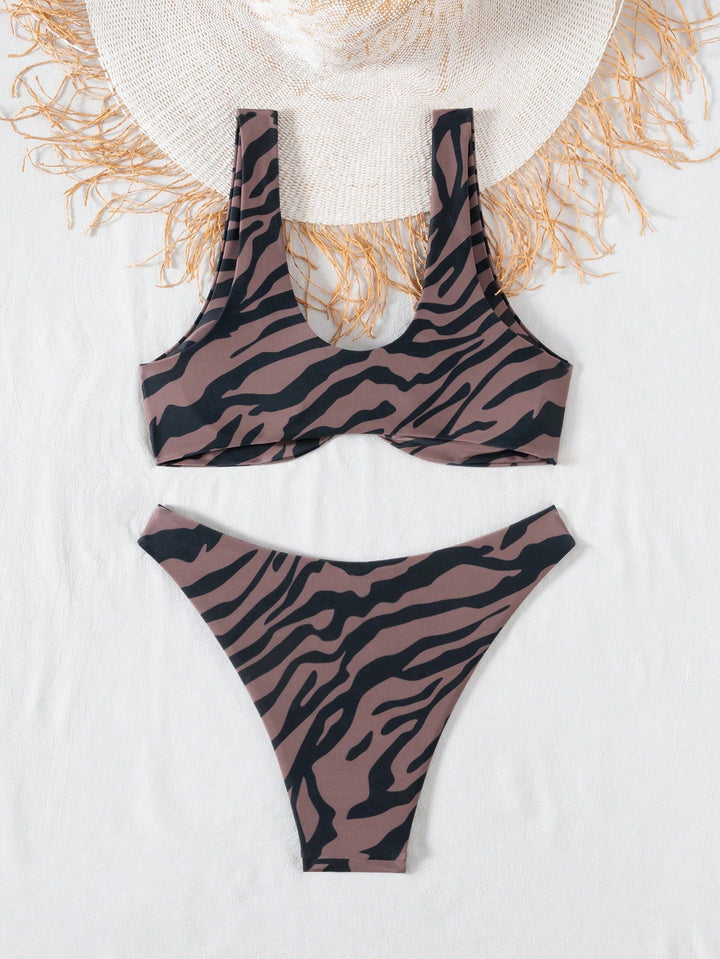 Set bikini SHEIN, mix culori