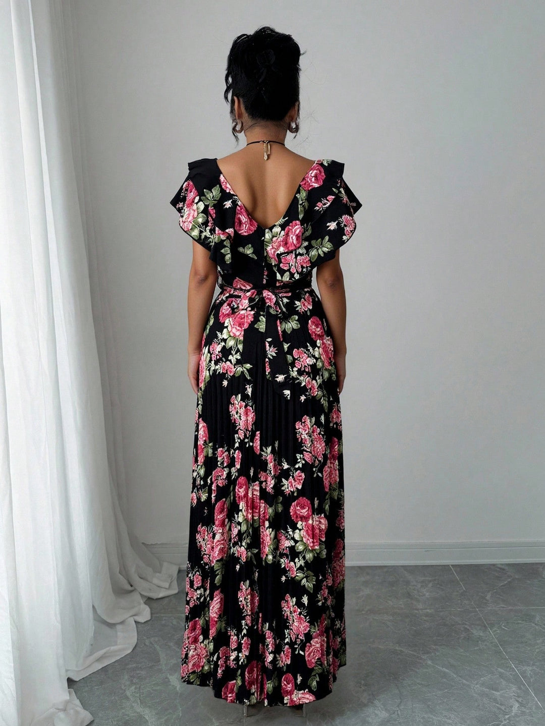 Rochie maxi SHEIN, mix culori