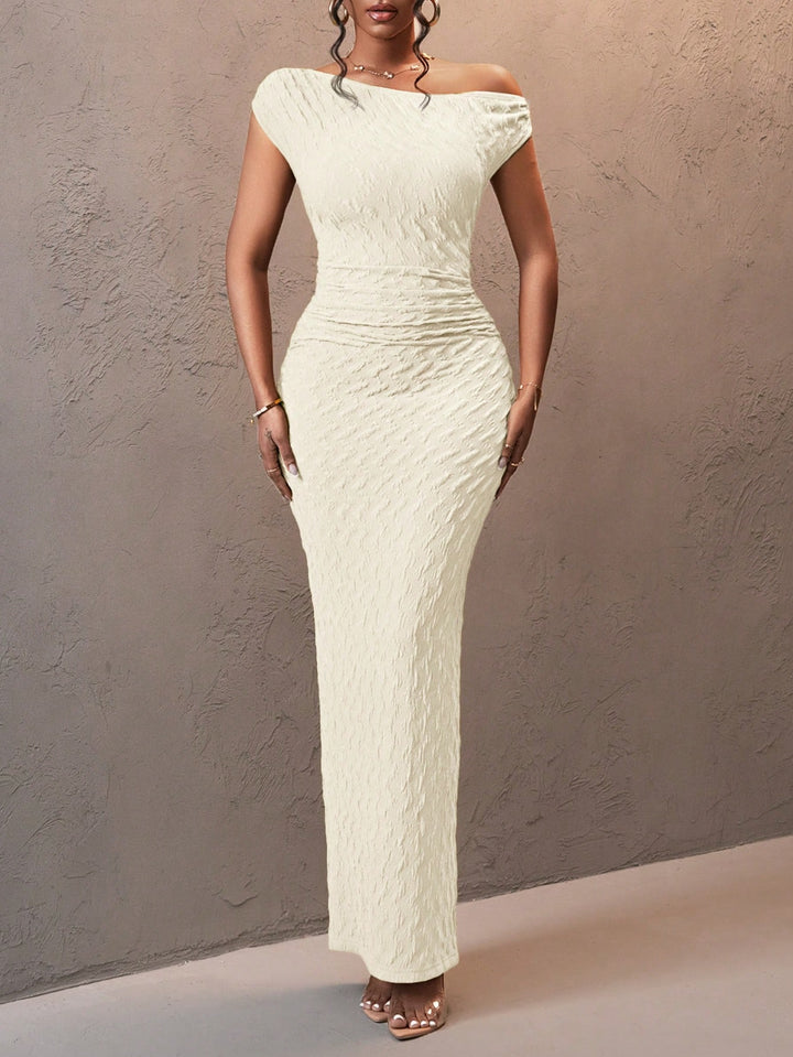 Shein maxi ruha, krémszínű