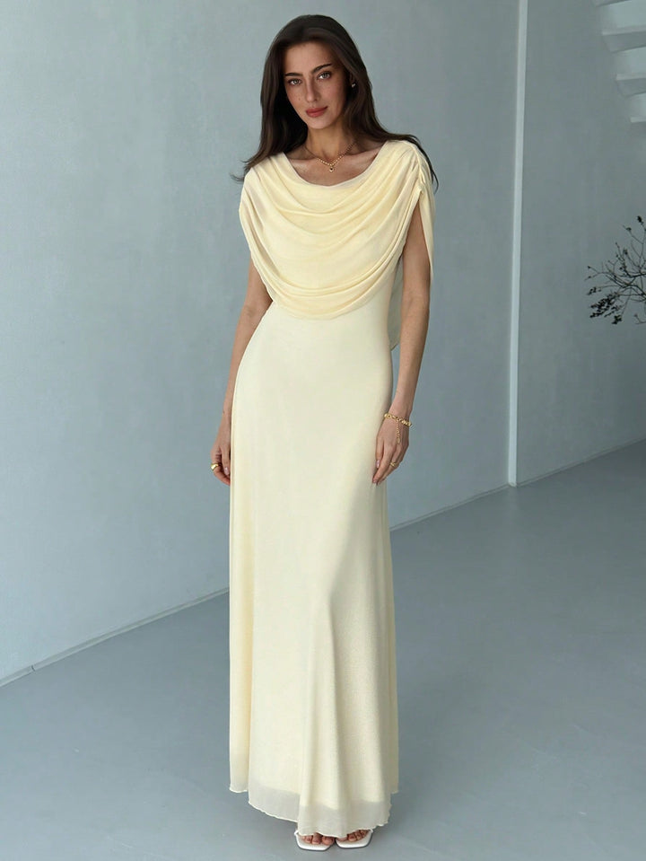 Rochie midi SHEIN, bej