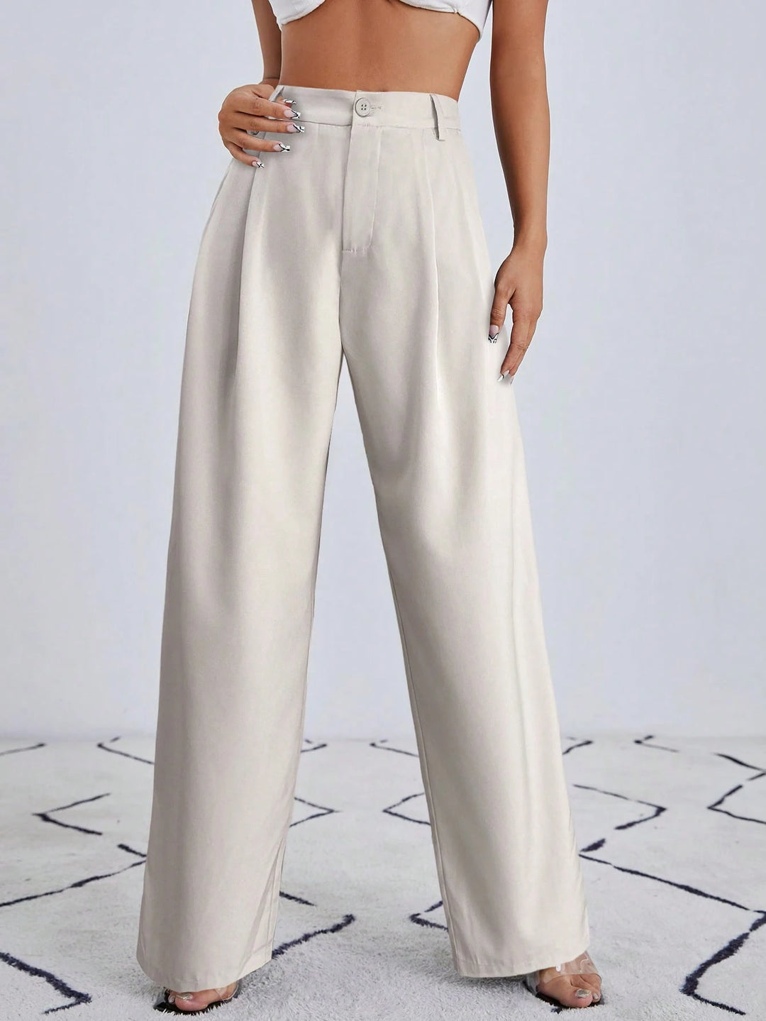 Pantaloni Shein, bej