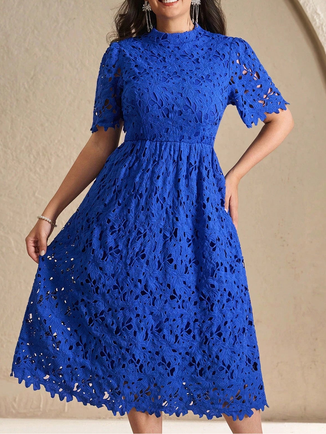 Rochie midi Shein, albastru