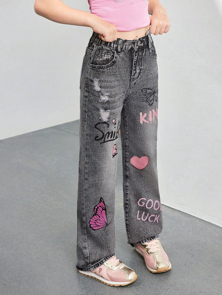 Jeans SHEIN, gri