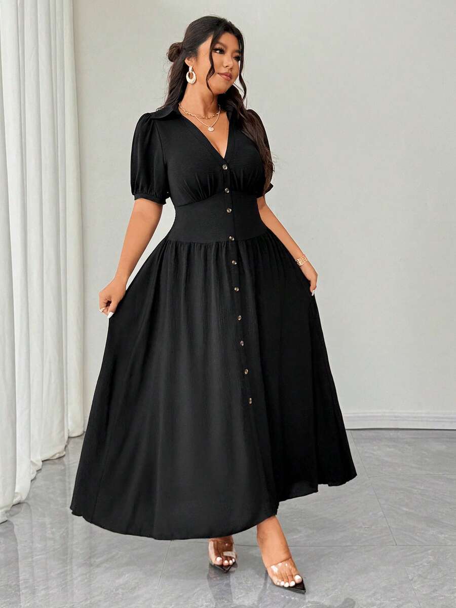 Rochie maxi SHEIN, negru