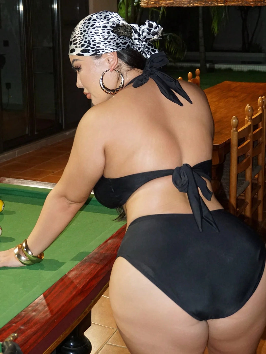 Costum de baie SHEIN, negru