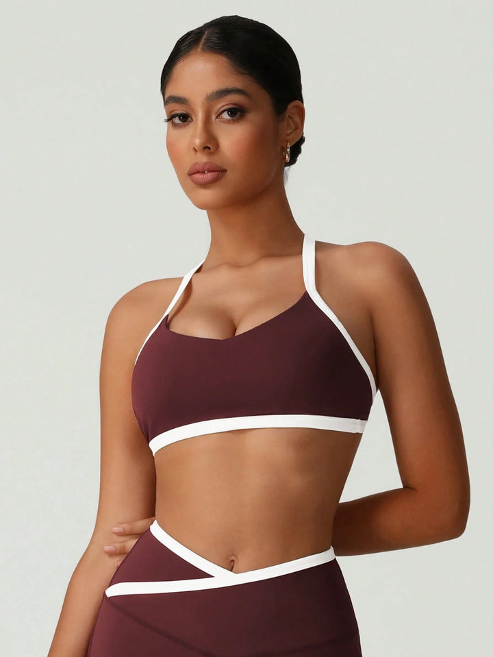 Bustier SHEIN, bordó