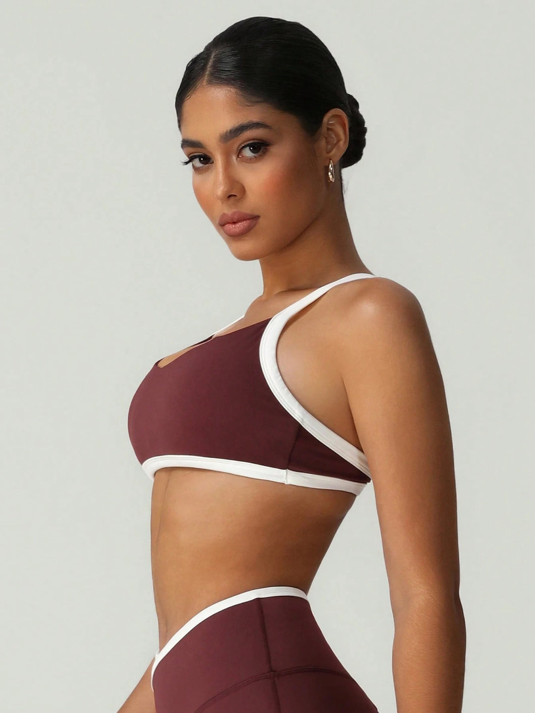 Bustier SHEIN, bordó