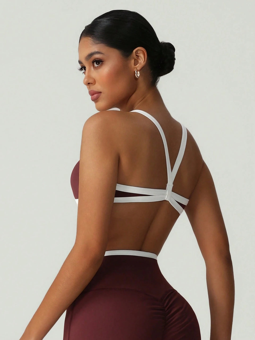 Bustier SHEIN, bordó