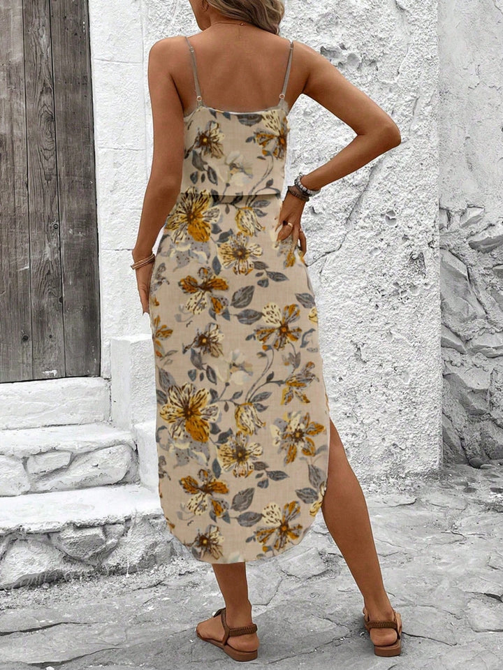Rochie midi SHEIN, mix culori