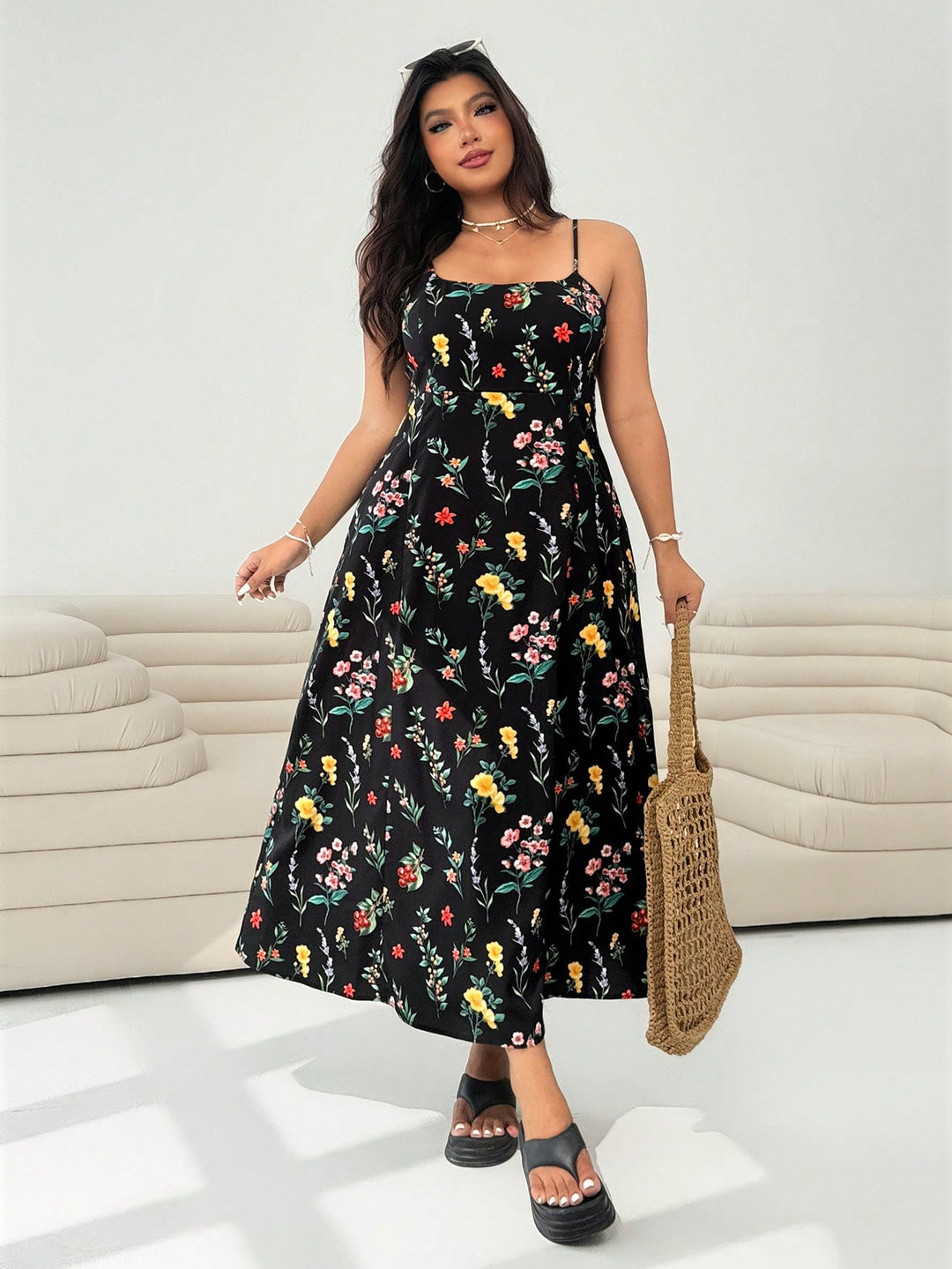 Rochie SHEIN, mix culori