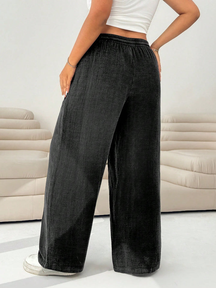 Pantaloni SHEIN, negru
