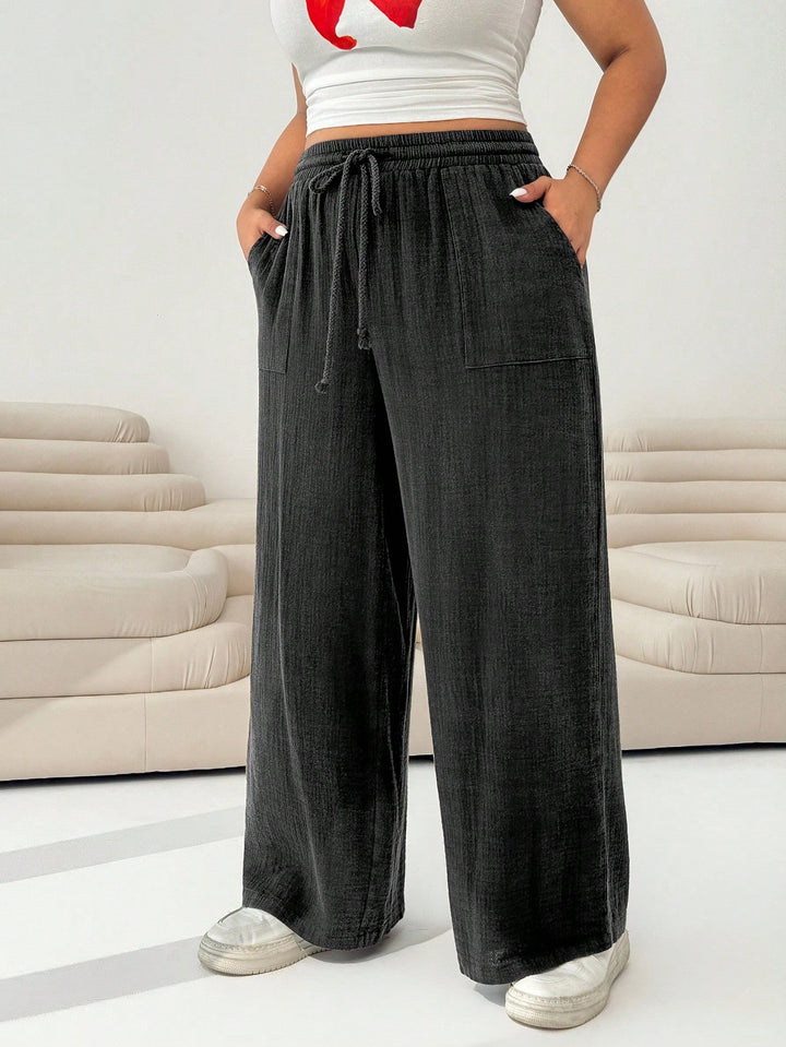 Pantaloni SHEIN, negru
