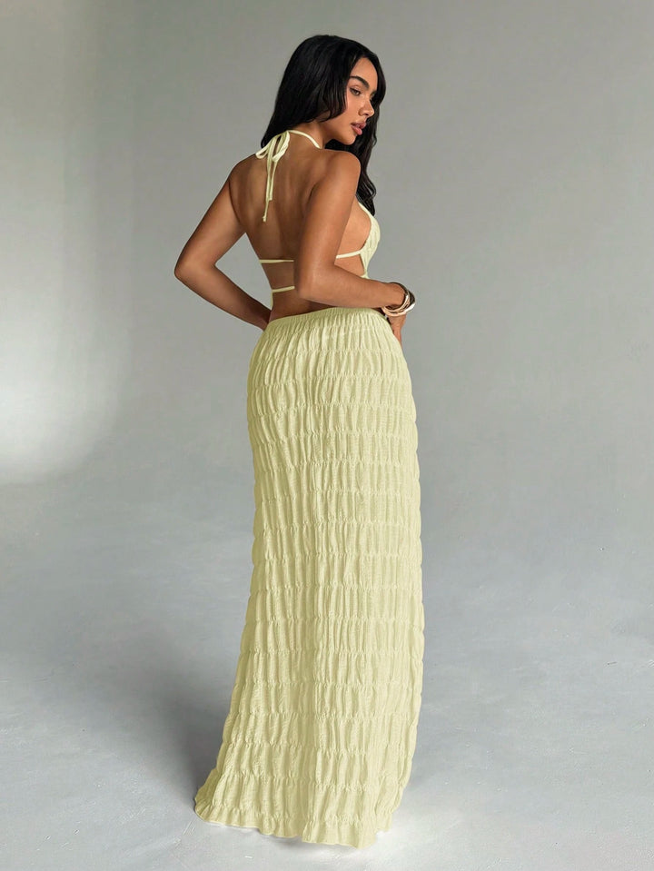 SHEIN sárga együttes