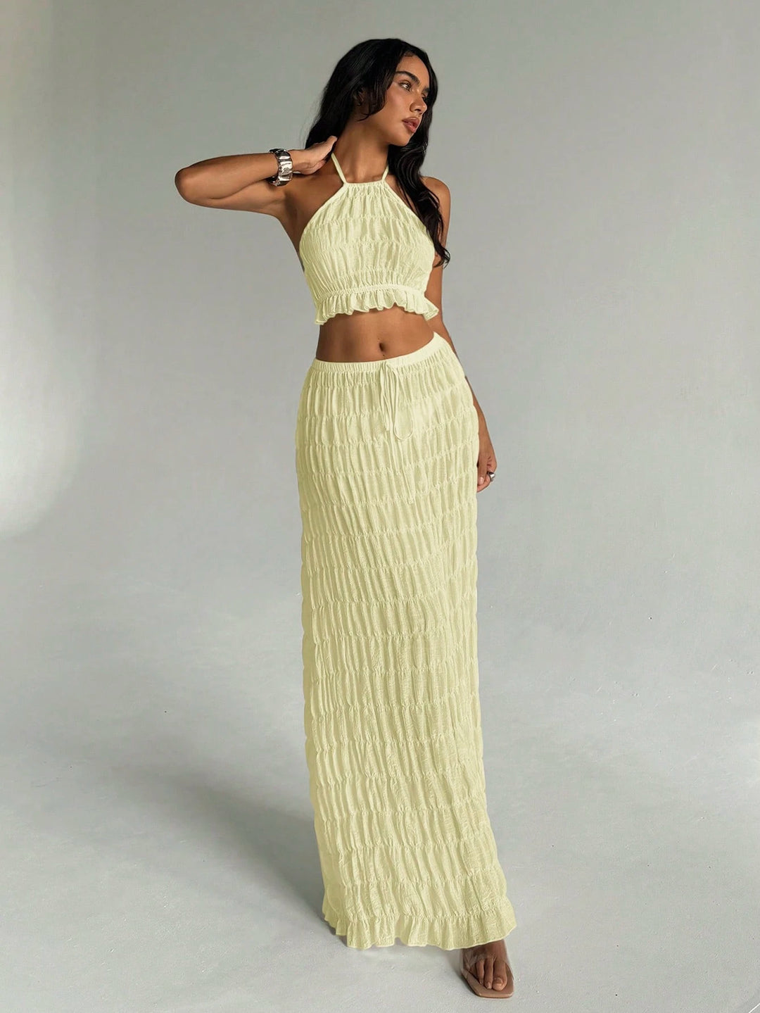 SHEIN sárga együttes