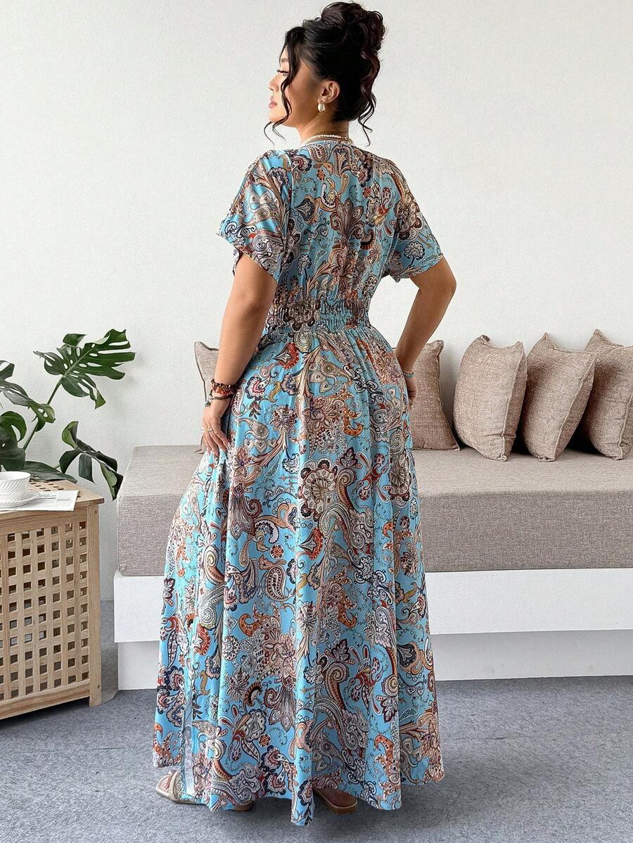 Rochie maxi SHEIN, mix culori