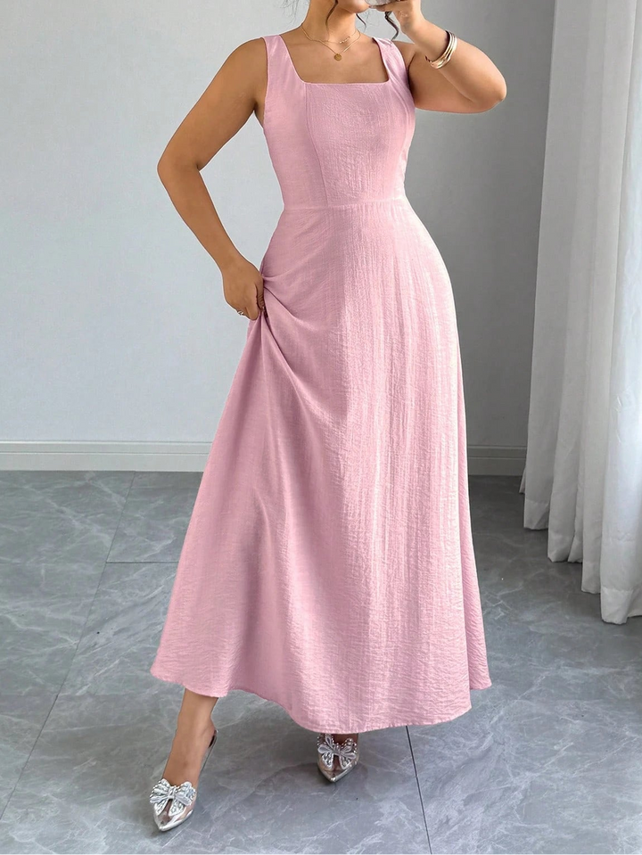 SHEIN maxi ruha, rózsaszín