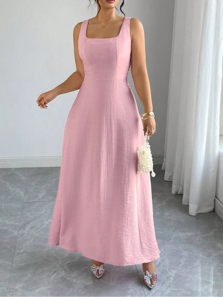 SHEIN maxi ruha, rózsaszín