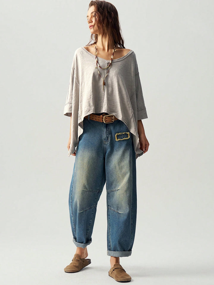 Tricou SHEIN, bej