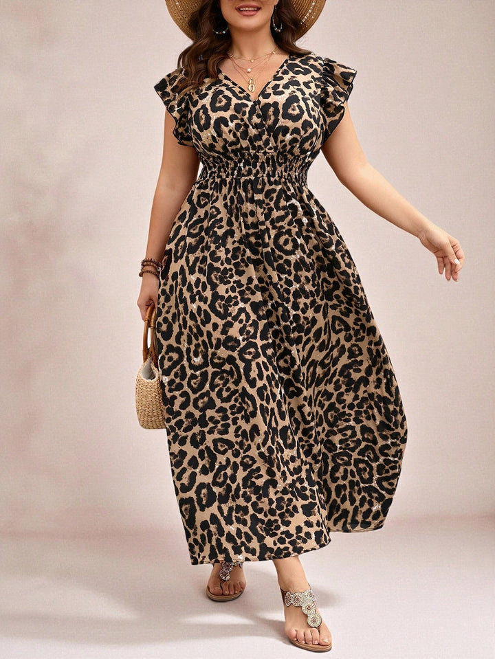 Rochie midi SHEIN, maro