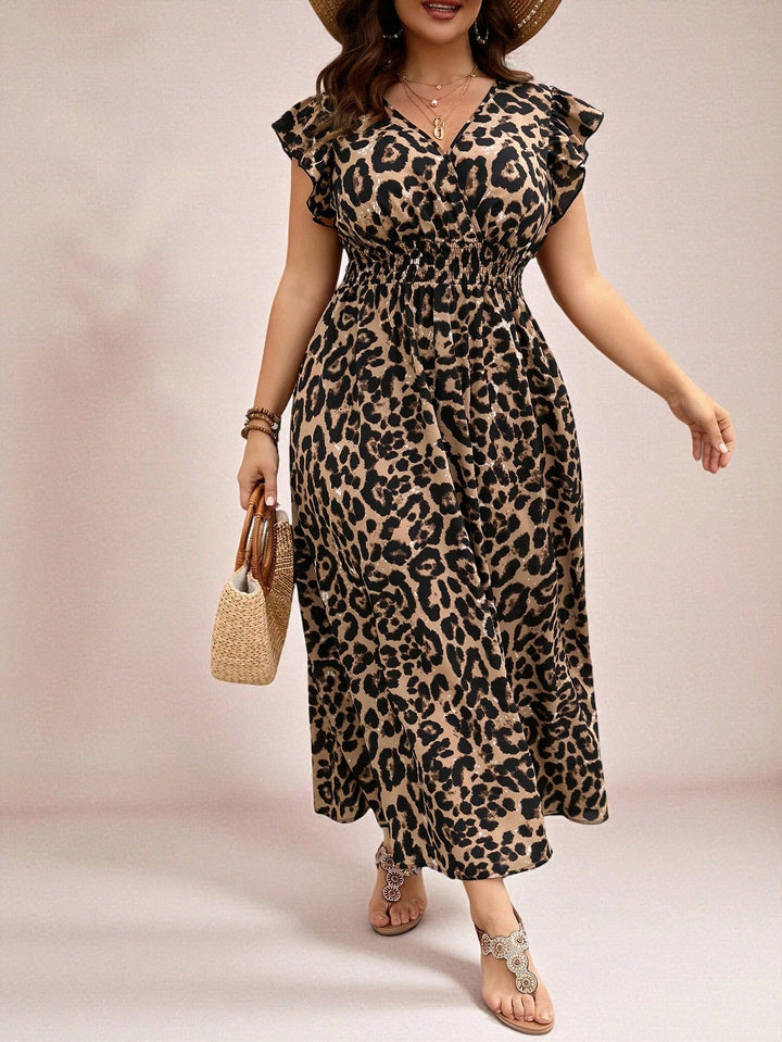 Rochie midi SHEIN, maro