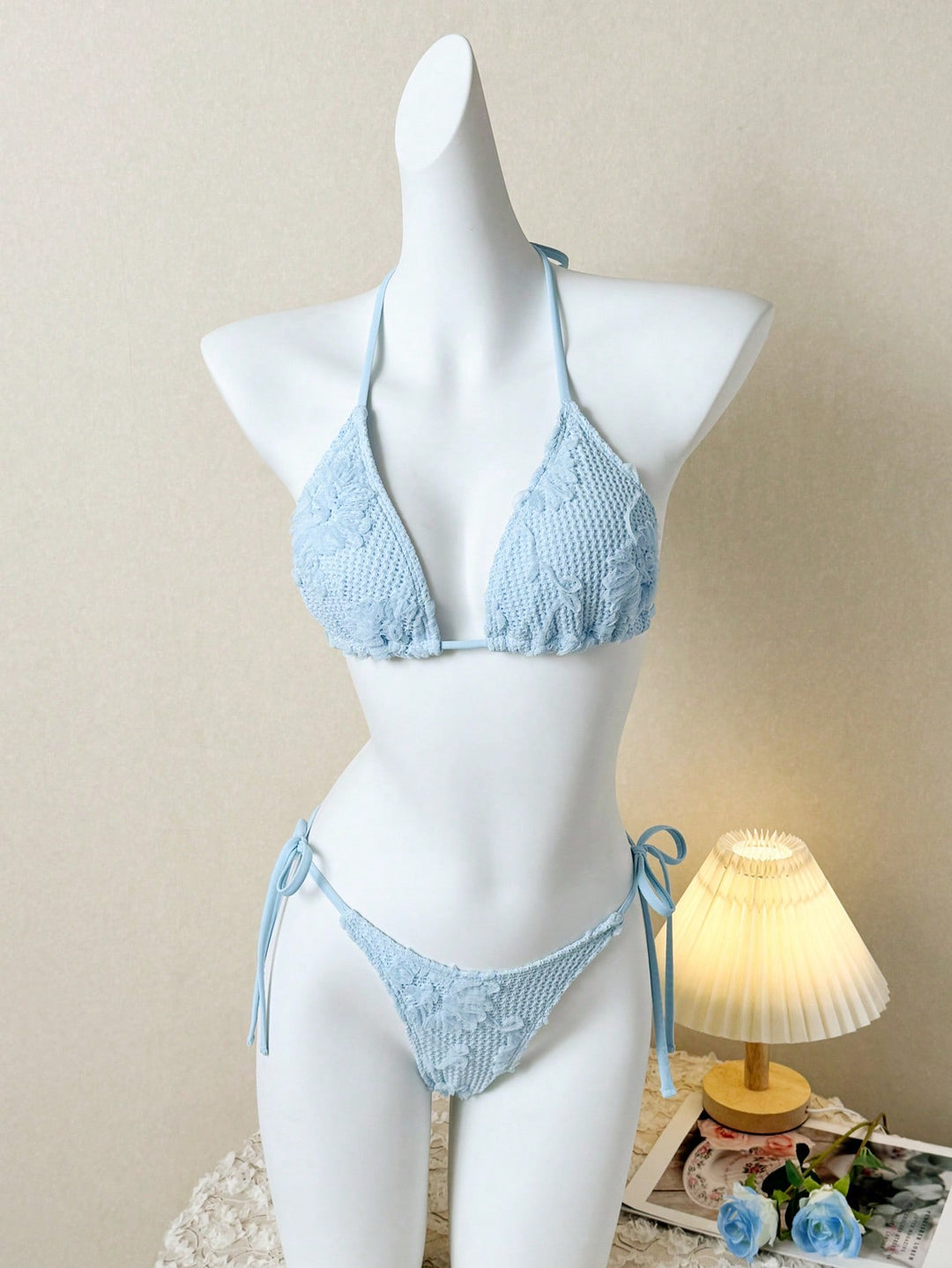 Set bikini SHEIN, albastru