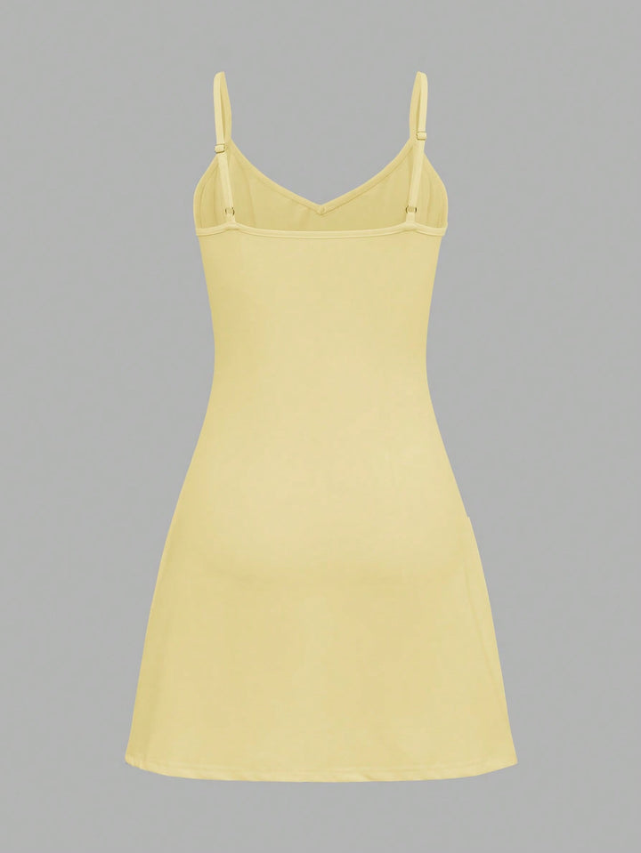 Rochie scurtă SHEIN, galben