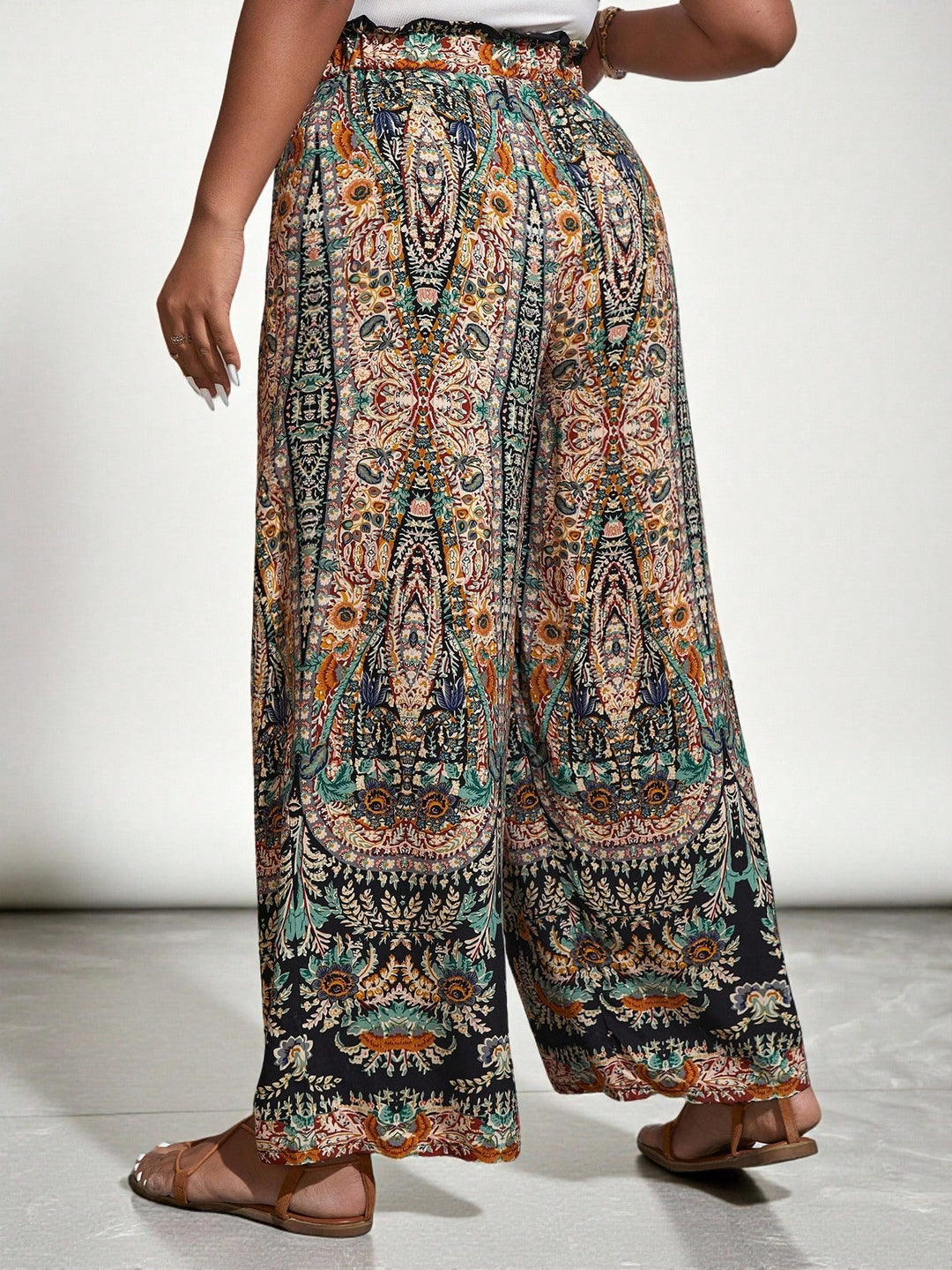 Pantaloni Shein Curve+, mix culori