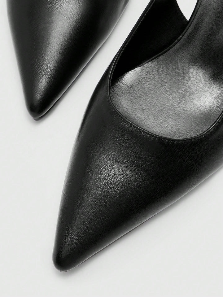 Pantofi cu toc SHEIN, negru