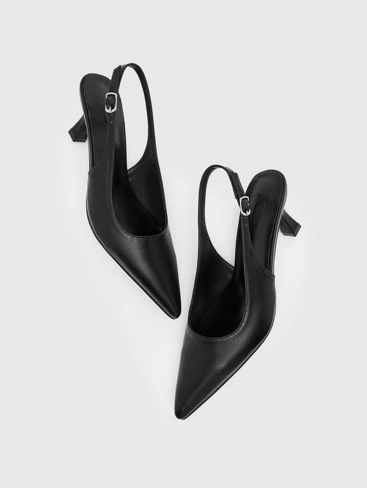 Pantofi cu toc SHEIN, negru