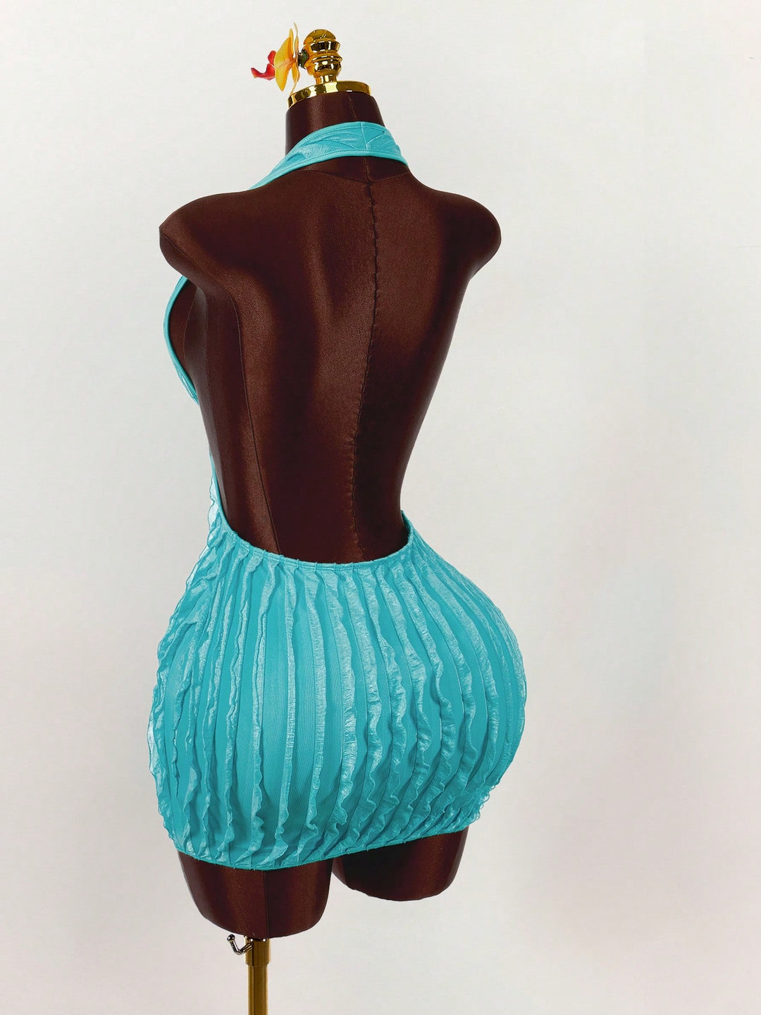 SHEIN mini ruha, türkizkék