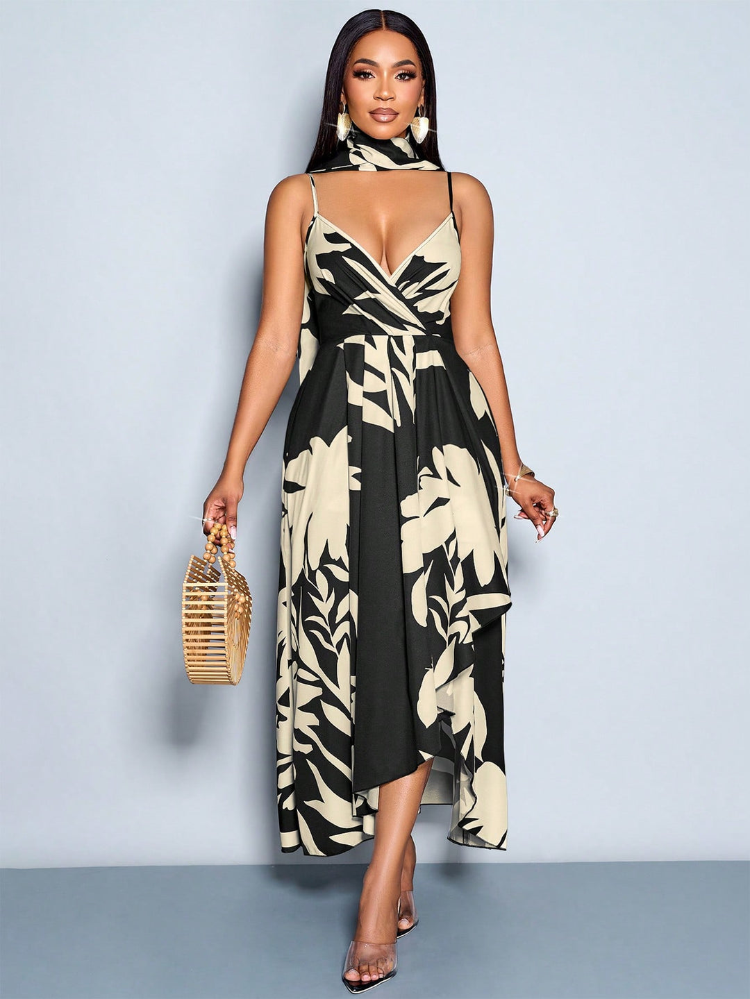 Rochie maxi SHEIN, negru