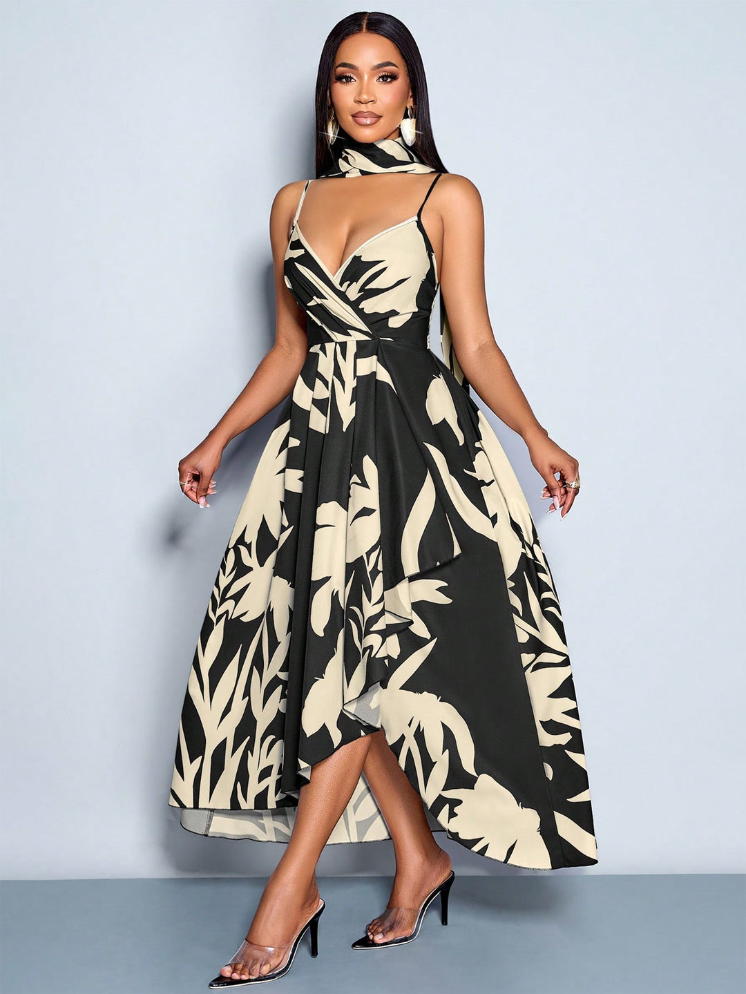 Rochie maxi SHEIN, negru