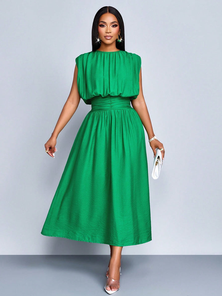 Rochie maxi SHEIN, verde
