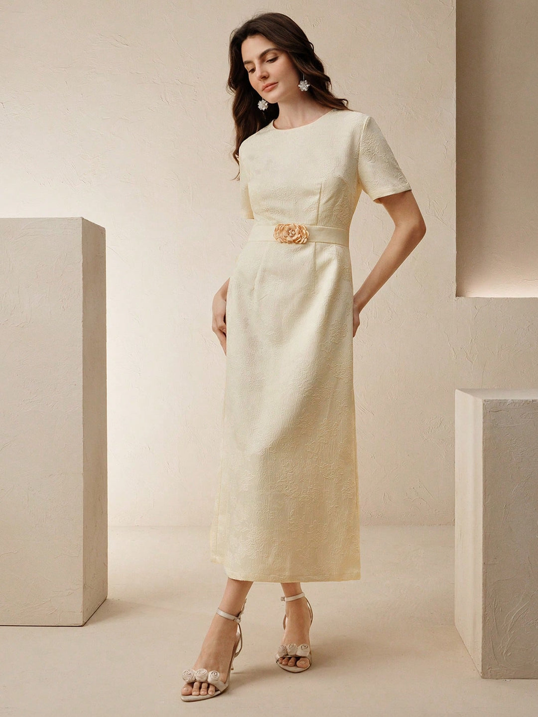 Rochie midi SHEIN, mix culori